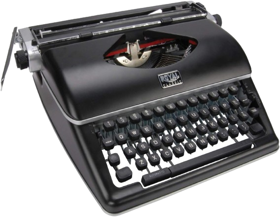 Classic Retro Manual Typewriter (Black)